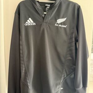 Adidas All Blacks Black Rugby Jersey